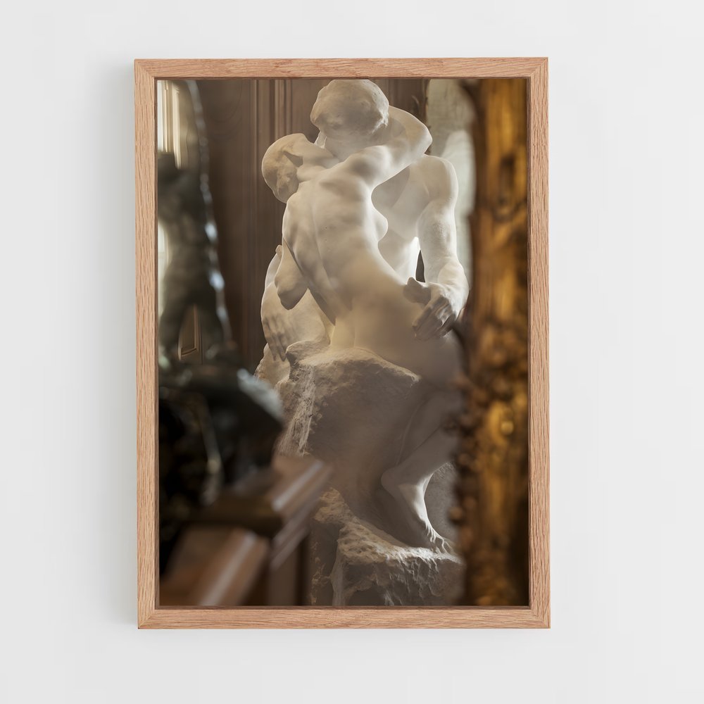 ap-the kiss rodin-2 cadre Bois clair