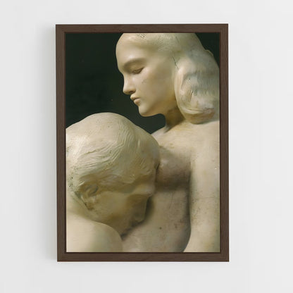 ap-the kiss rodin-3 cadre Bois foncé