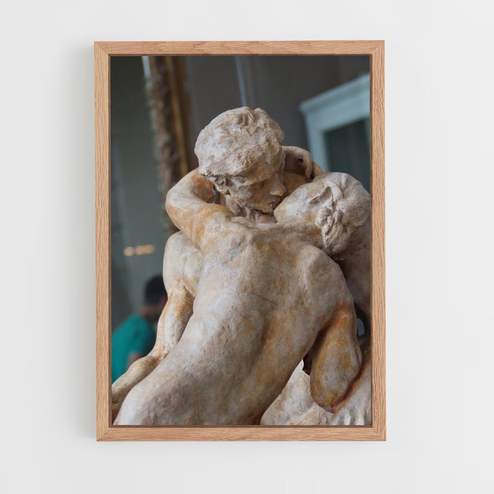 ap-the kiss rodin-4 cadre Bois clair