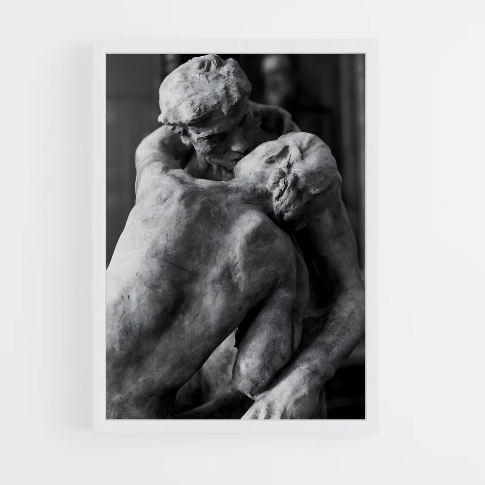 ap-the kiss rodin-5 cadre Blanc