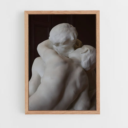 ap-the kiss rodin-6 cadre Bois clair