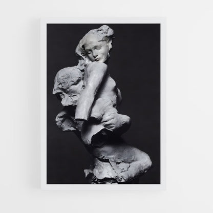 ap-the kiss rodin-7 cadre Blanc