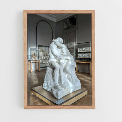 ap-the kiss rodin-8 cadre Bois clair
