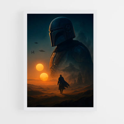 ap-the mandalorian-2 cadre Blanc