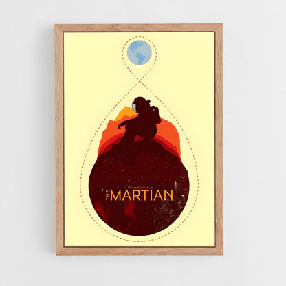 ap-the martian-1 cadre Bois clair