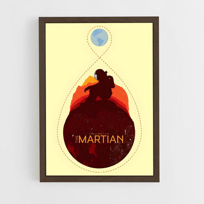ap-the martian-1 cadre Bois foncé