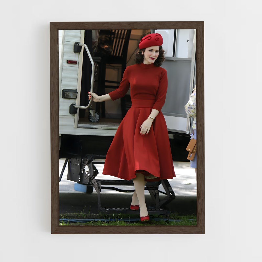 ap-the marvelous mrs maisel-8 cadre Bois foncé