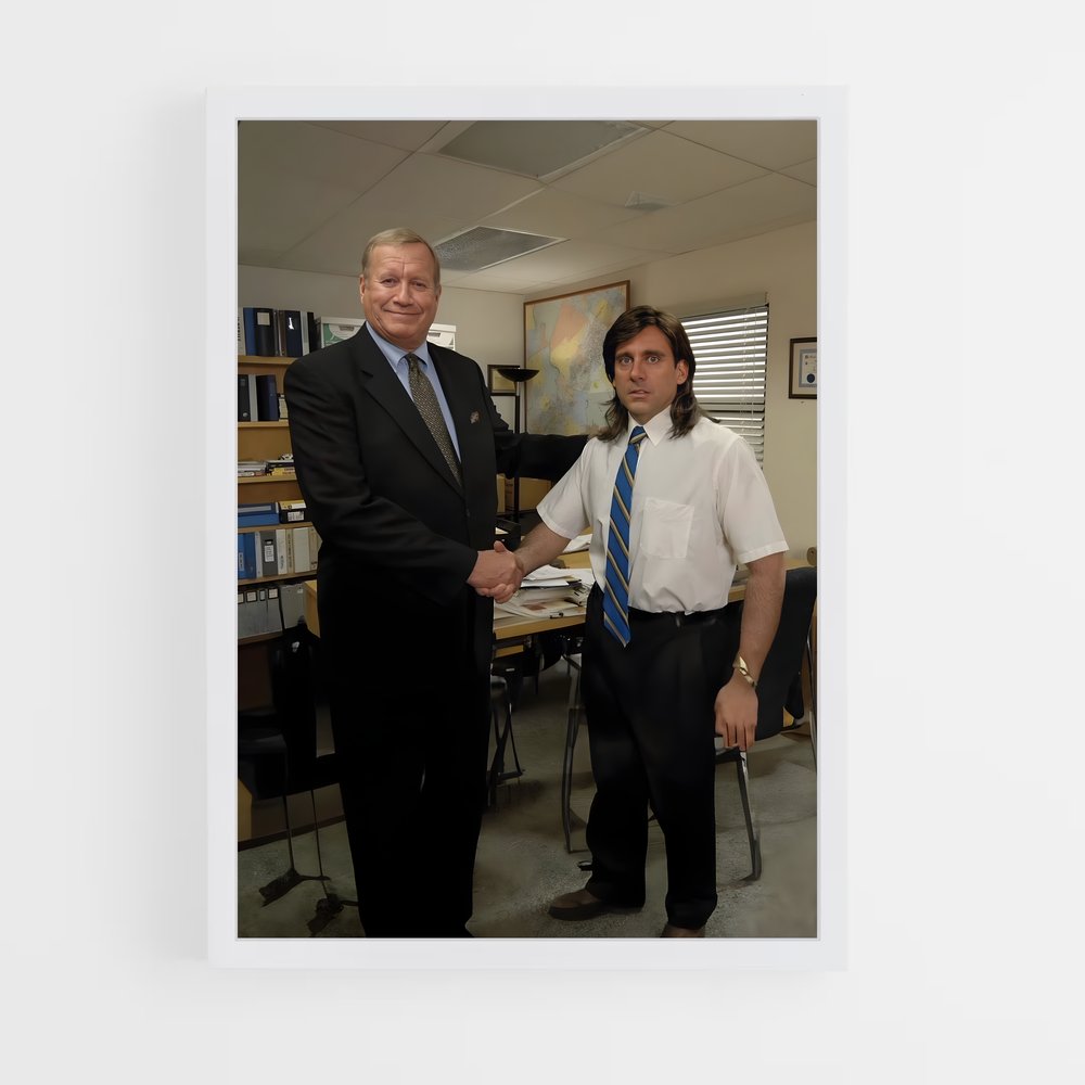 ap-the office-2 cadre Blanc