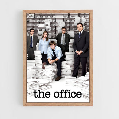 ap-the office-4 cadre Bois clair