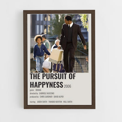 ap-the pursuit of happyness-3 cadre Bois foncé