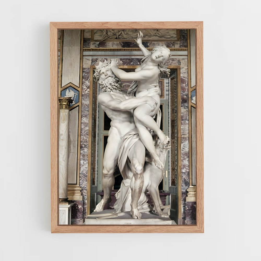 ap-the rape of proserpina bernini-10 cadre Bois clair