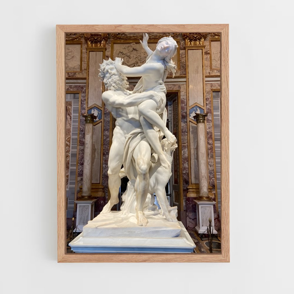 ap-the rape of proserpina bernini-11 cadre Bois clair