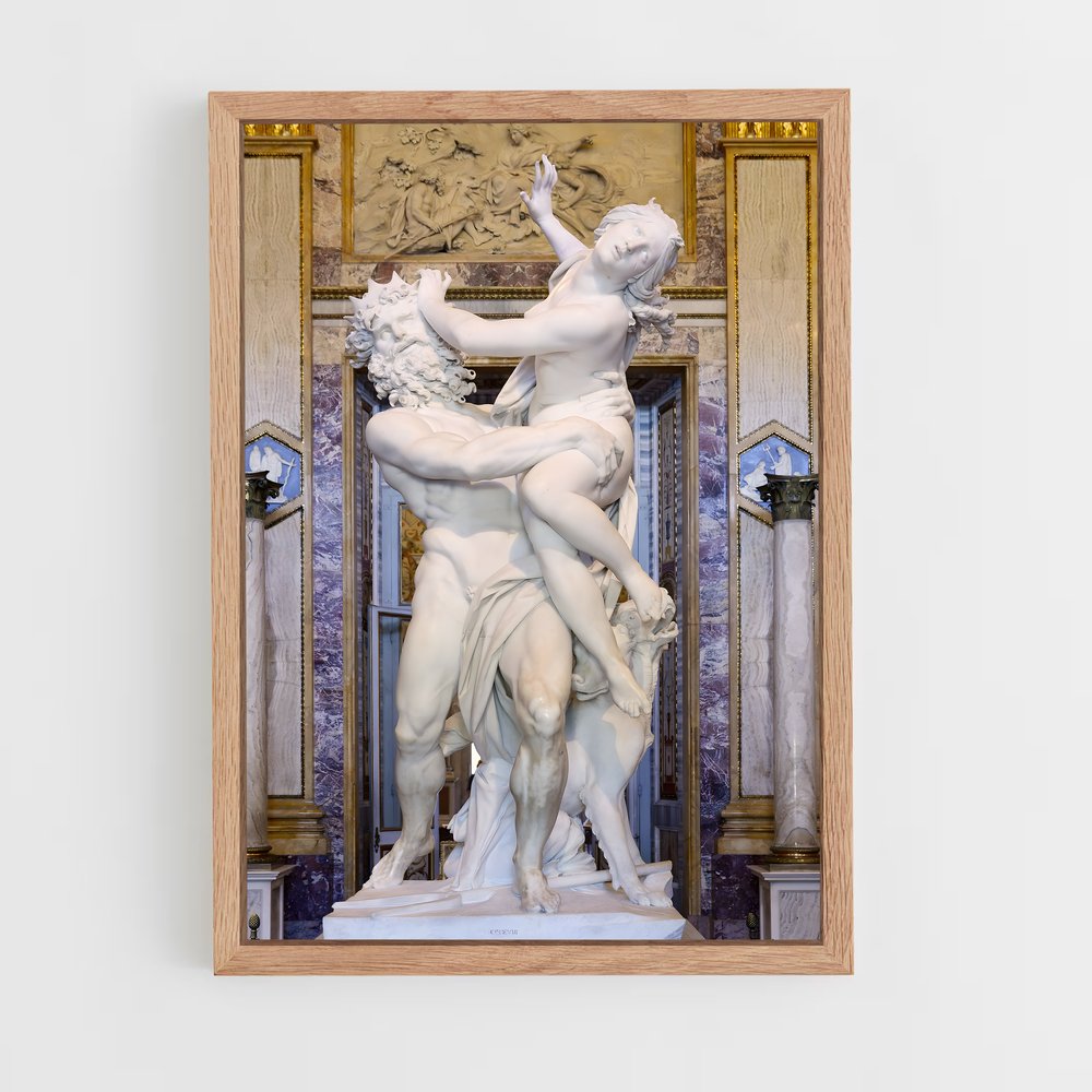 ap-the rape of proserpina bernini-3 cadre Bois clair