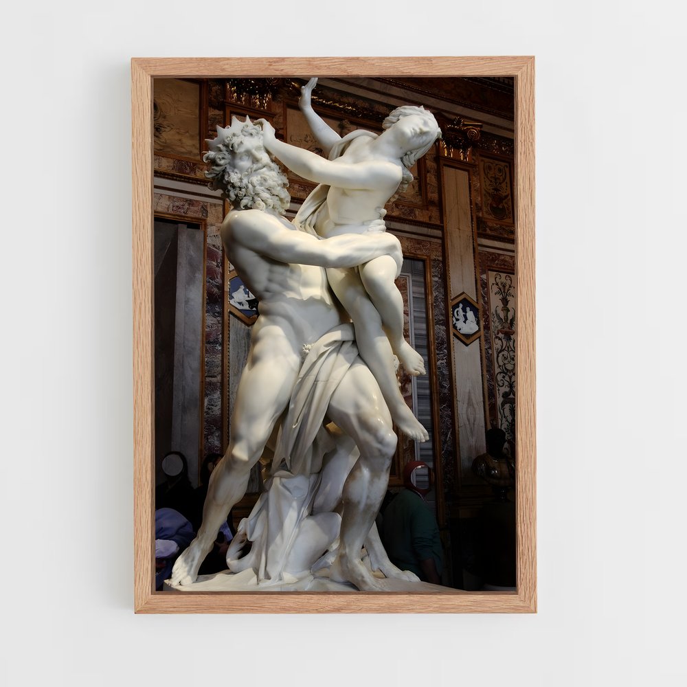 ap-the rape of proserpina bernini-4 cadre Bois clair