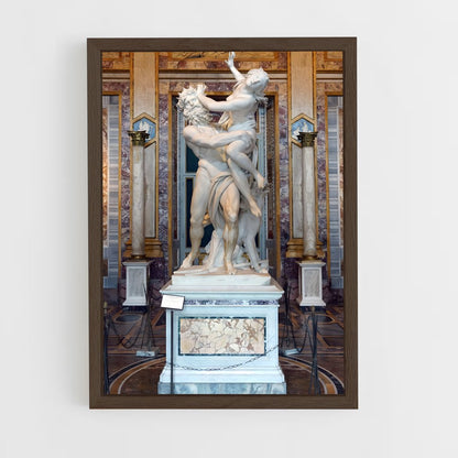 ap-the rape of proserpina bernini-6 cadre Bois foncé