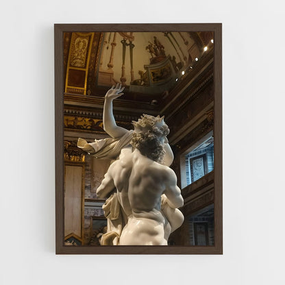 ap-the rape of proserpina bernini-7 cadre Bois foncé