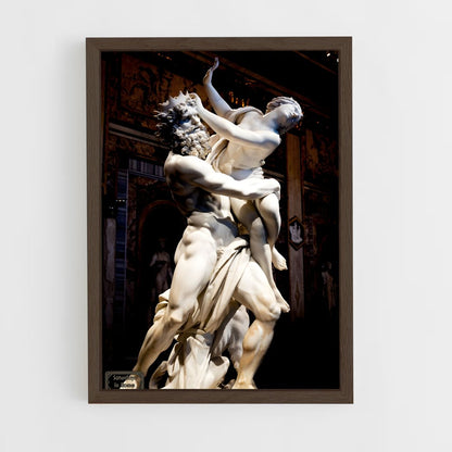 ap-the rape of proserpina bernini-8 cadre Bois foncé