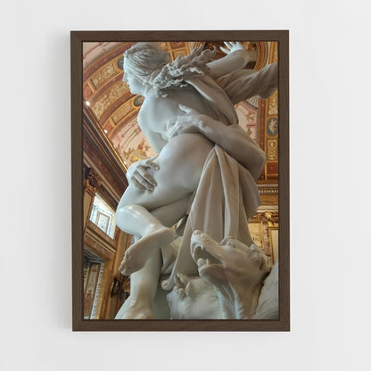 ap-the rape of proserpina bernini-9 cadre Bois foncé