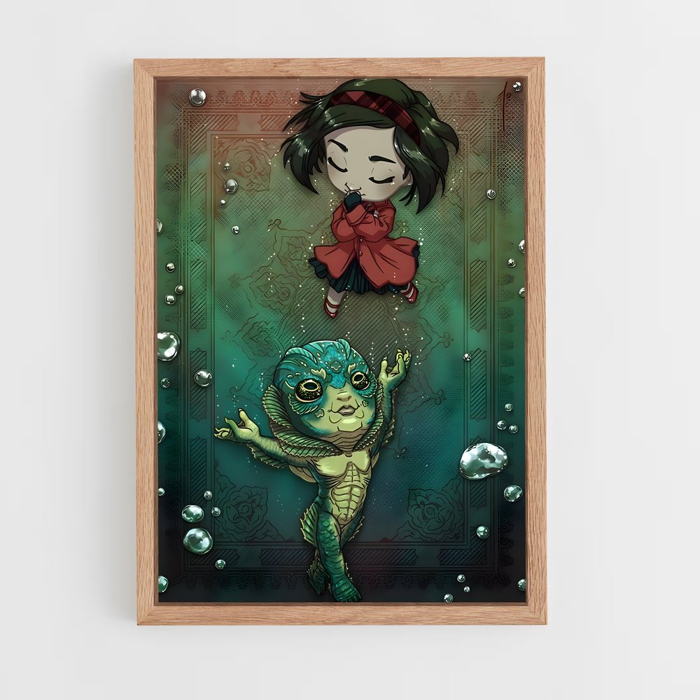 ap-the shape of water-5 cadre Bois clair