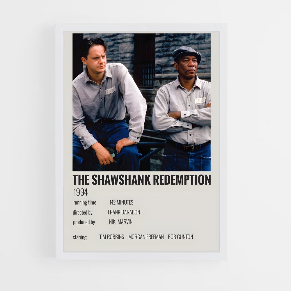 ap-the shawshank redemption-2 cadre Blanc