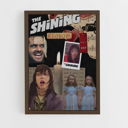 ap-the shining-2 cadre Bois foncé