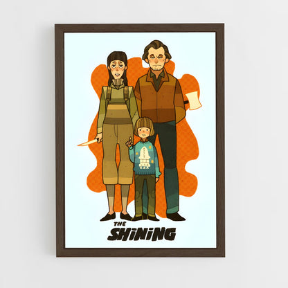 ap-the shining-4 cadre Bois foncé