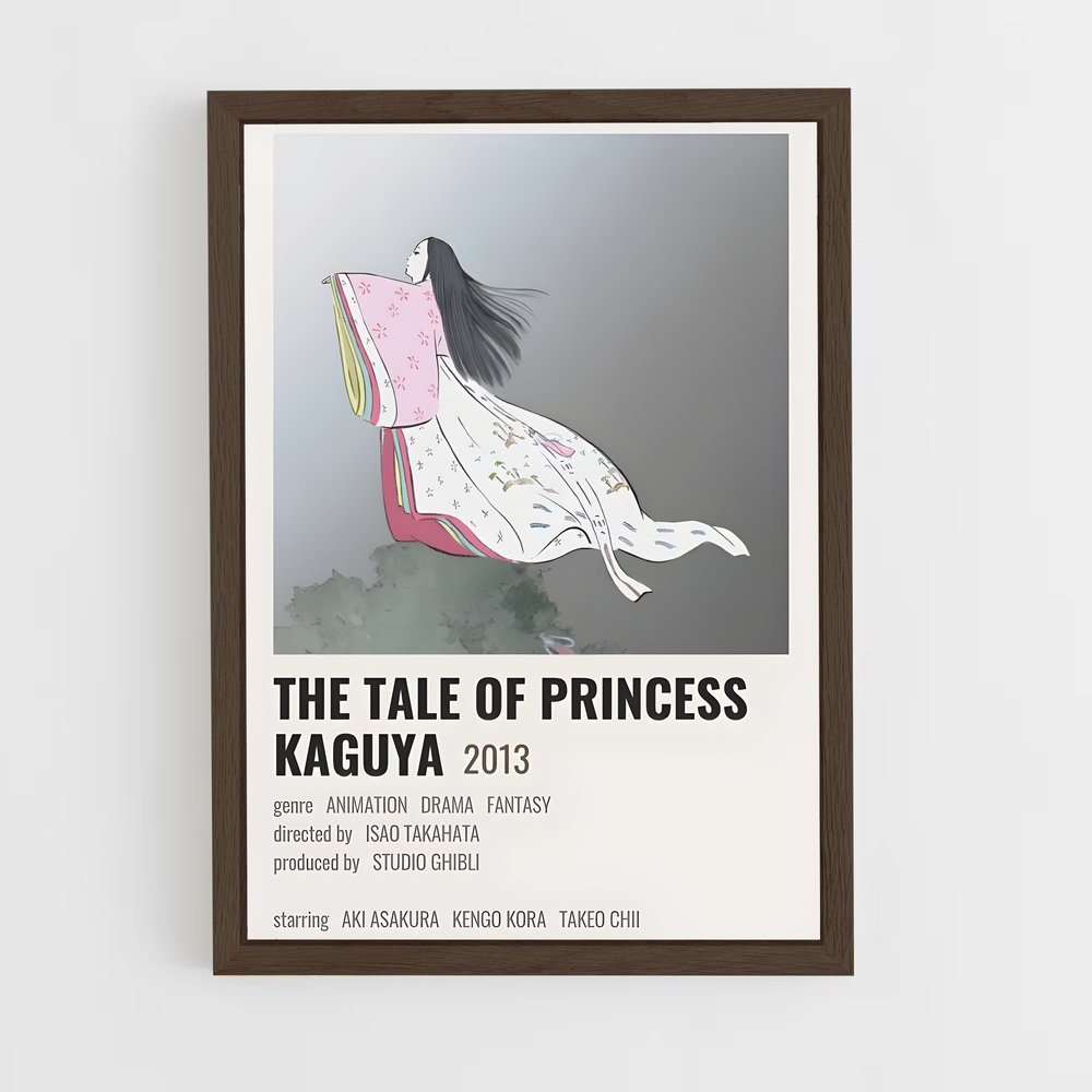ap-the tale of princess kaguya-5 cadre Bois foncé