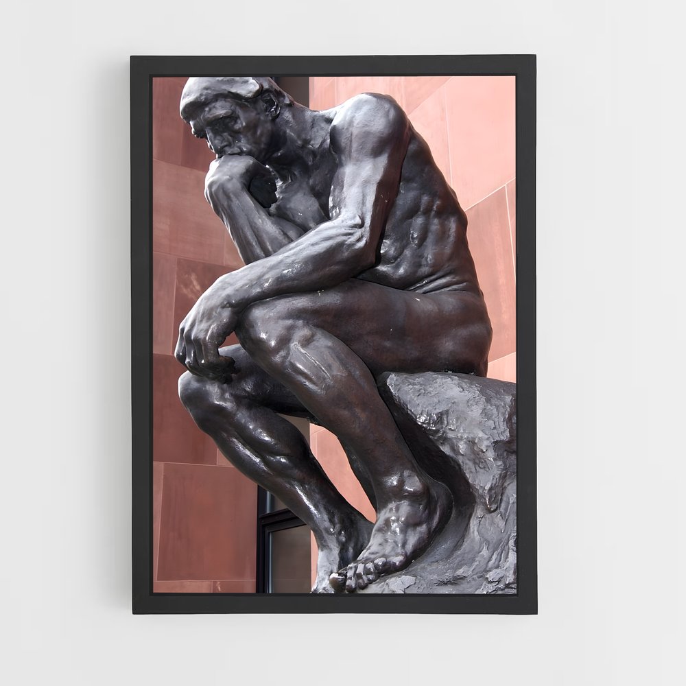 ap-the thinker rodin-4 cadre Noir