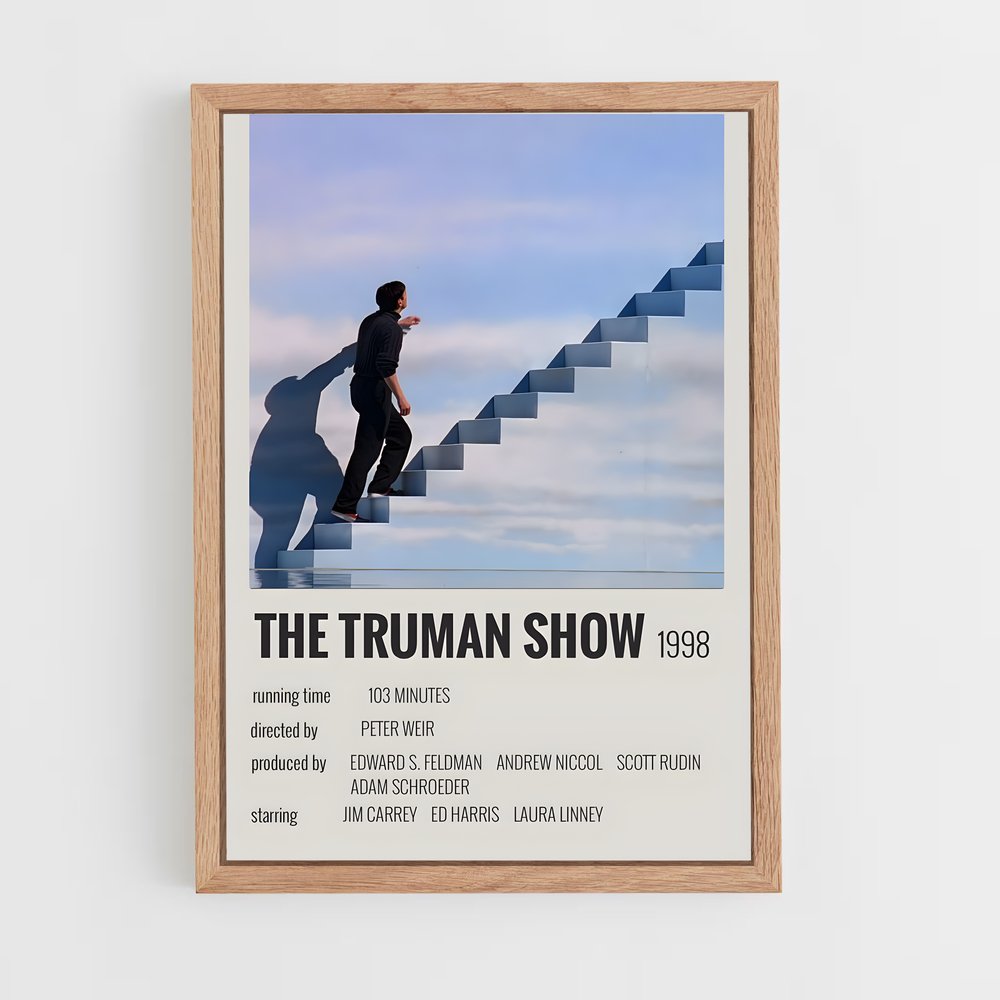 ap-the truman show-1 cadre Bois clair
