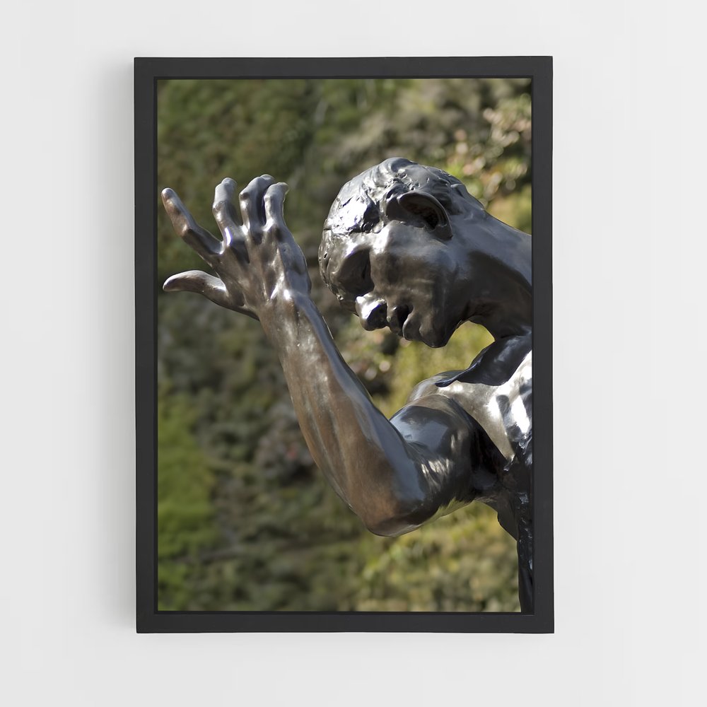 ap-the walking man rodin-4 cadre Noir