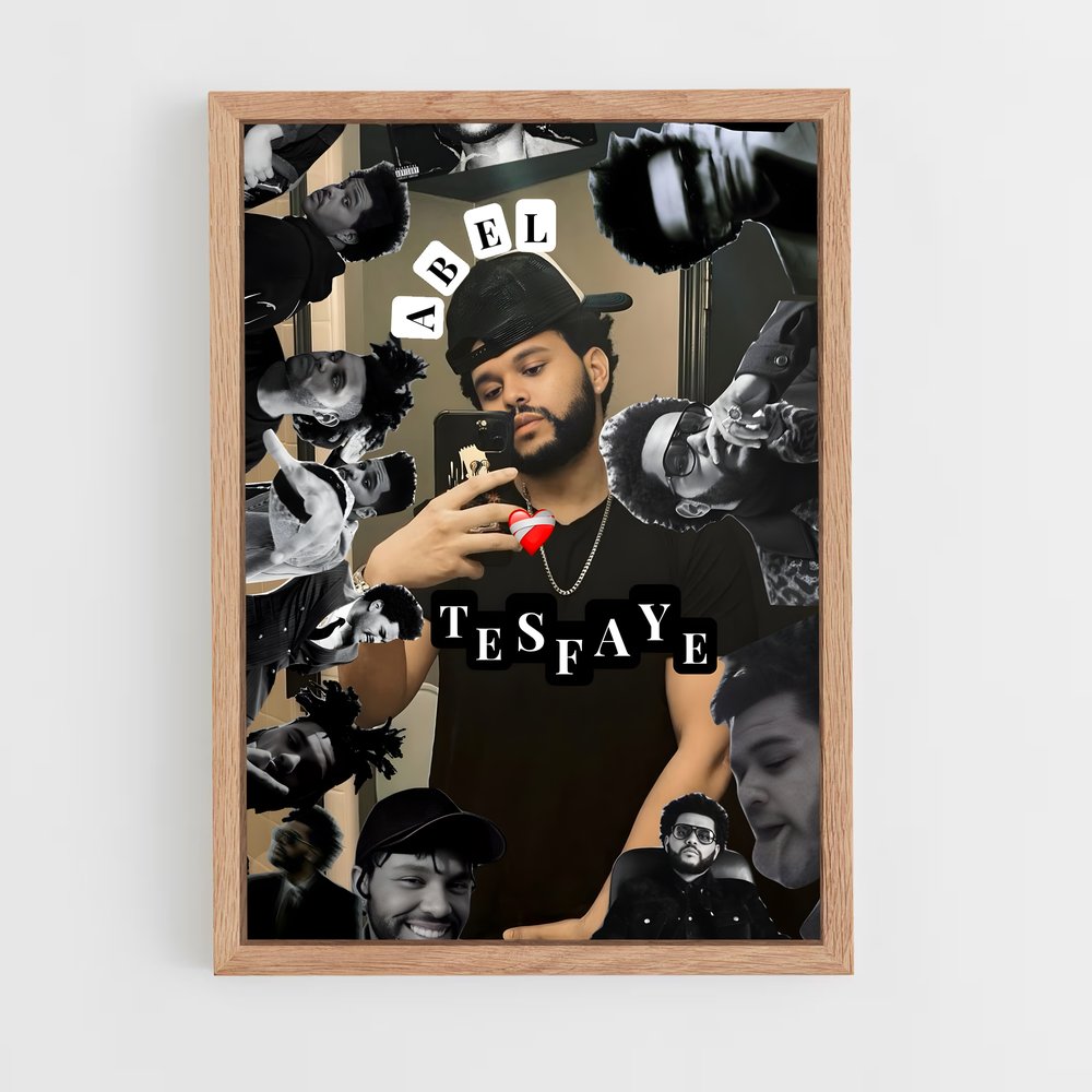 ap-the weeknd-12 cadre Bois clair