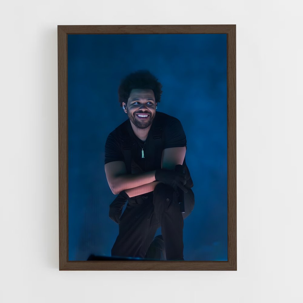 ap-the weeknd-13 cadre Bois foncé
