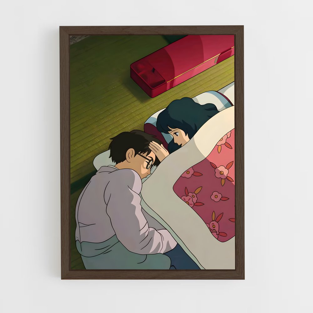 ap-the wind rises-2 cadre Bois foncé