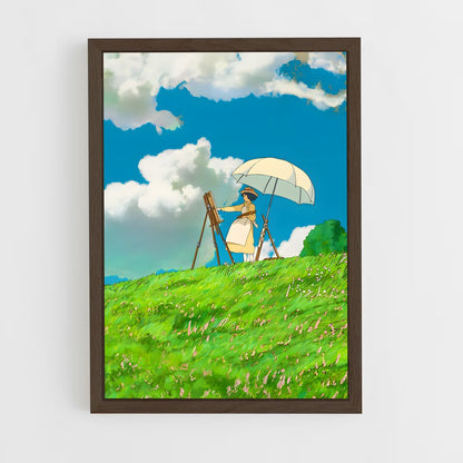 ap-the wind rises-3 cadre Bois foncé