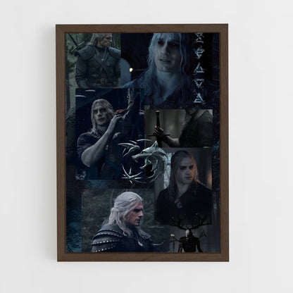 ap-the witcher-11 cadre Bois foncé