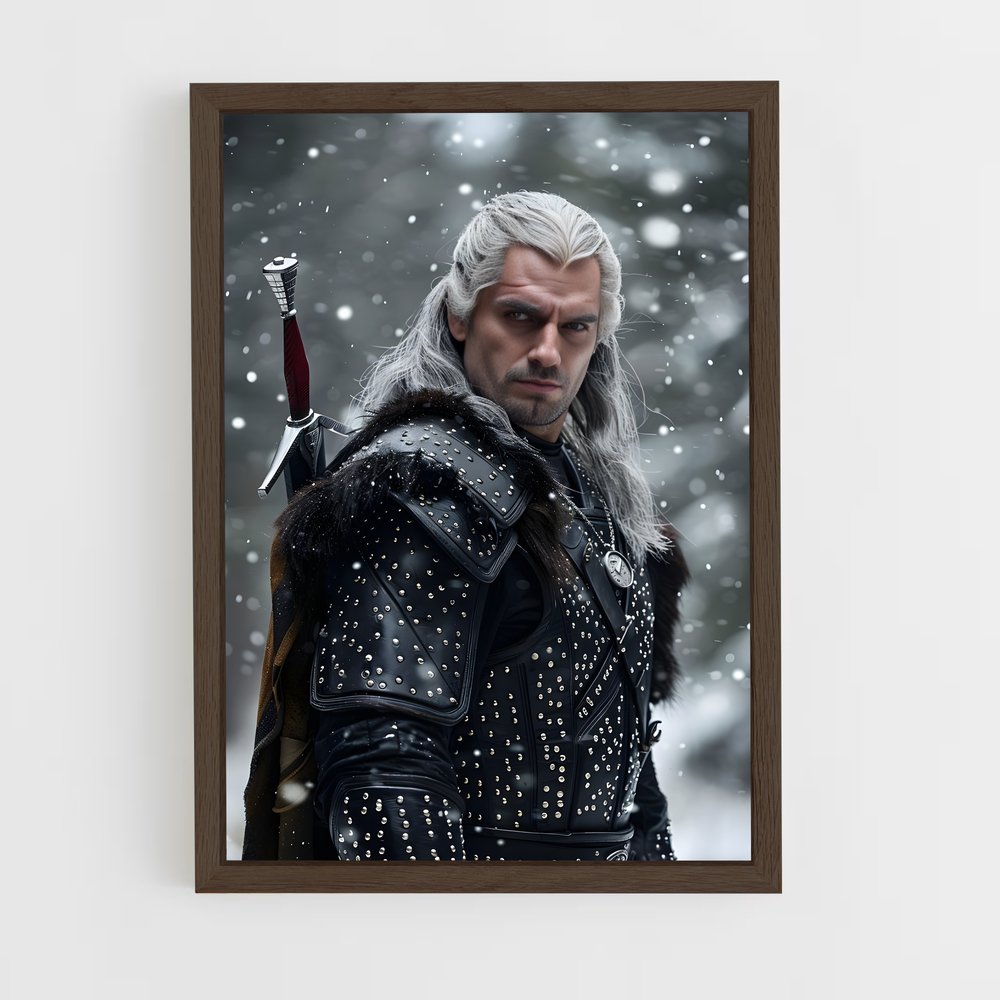 ap-the witcher-12 cadre Bois foncé