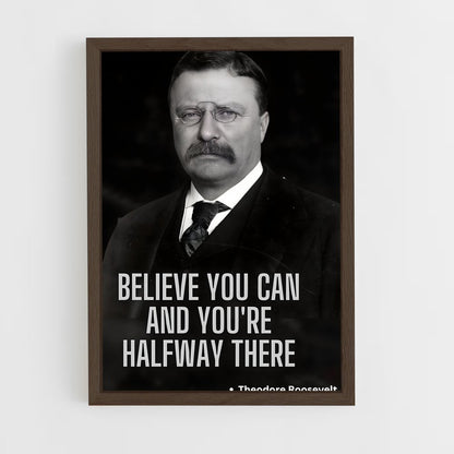 ap-theodore roosevelt-2 cadre Bois foncé