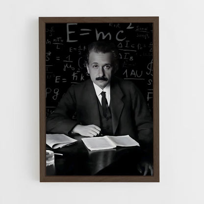 ap-theory of relativity-1 cadre Bois foncé