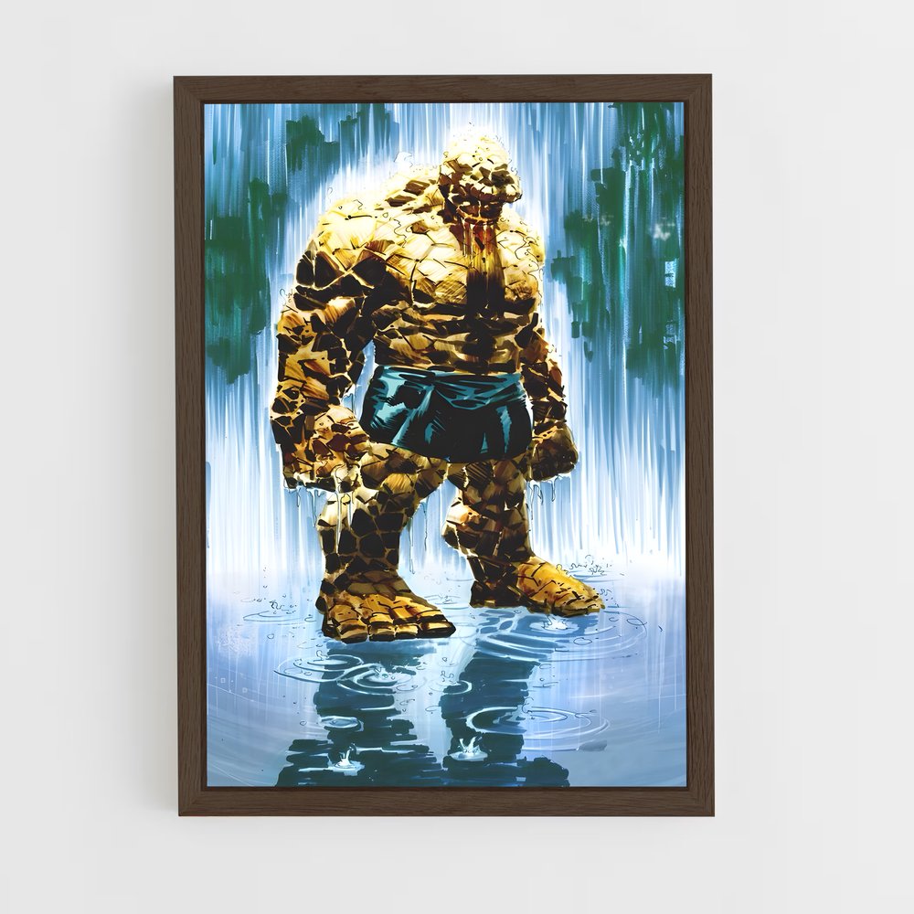 ap-thing ben grimm-8 cadre Bois foncé
