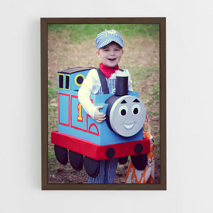 ap-thomas the tank engine-2 cadre Bois foncé