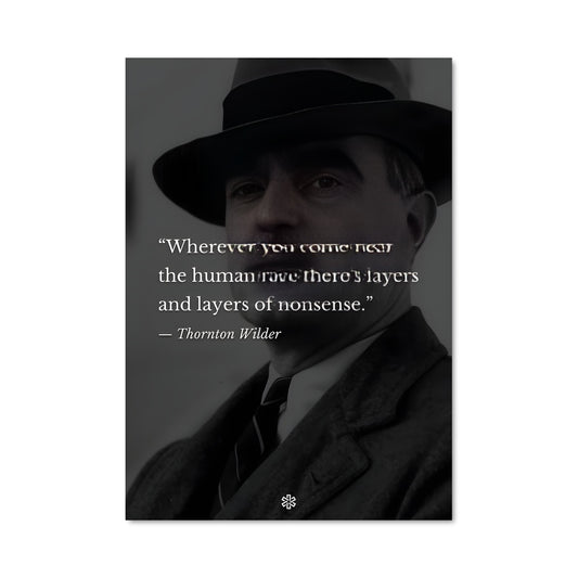 Poster Thornton wilder 13515