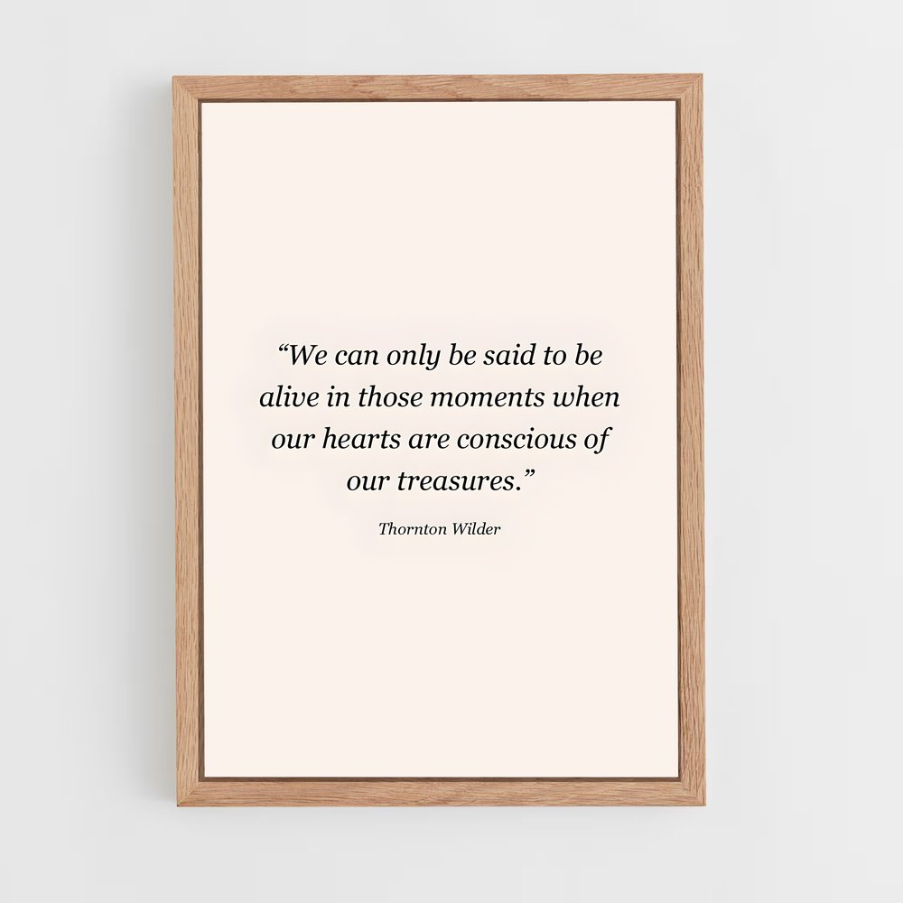 ap-thornton wilder-8 cadre Bois clair