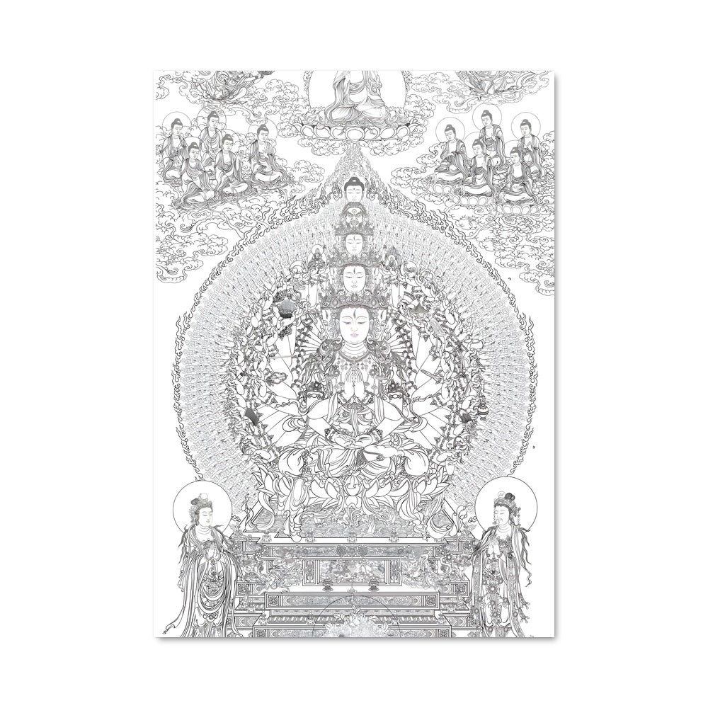 Poster Thousand arm buddha 16090