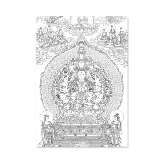 Poster Thousand arm buddha 16090