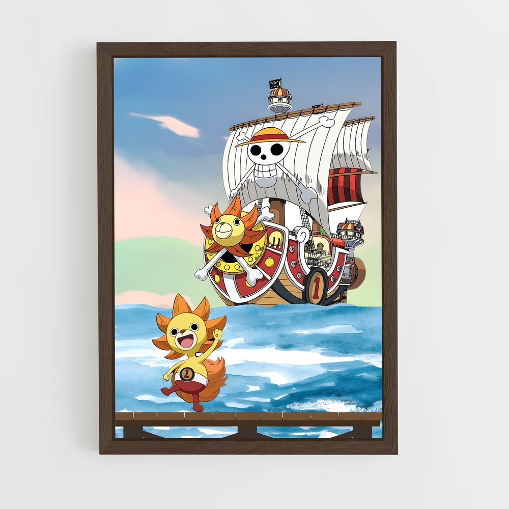 ap-thousand sunny-2 cadre Bois foncé