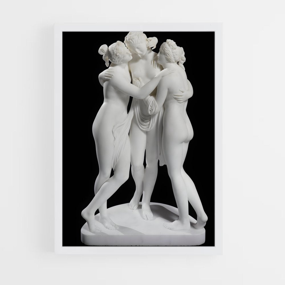 ap-three graces canova-1 cadre Blanc