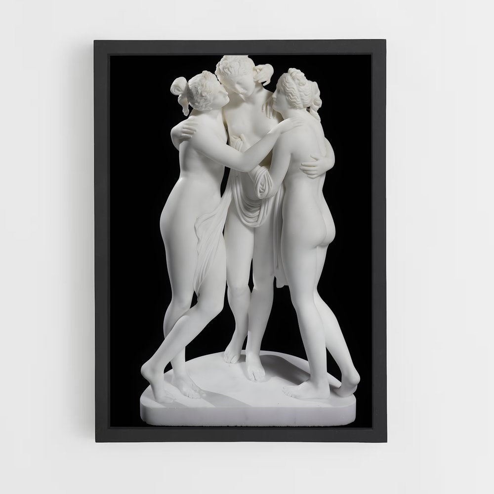 ap-three graces canova-1 cadre Noir