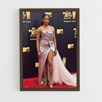 ap-tiffany haddish-1 cadre Bois foncé