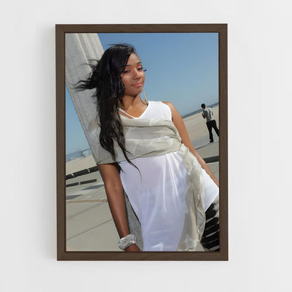 ap-tiffany haddish-8 cadre Bois foncé