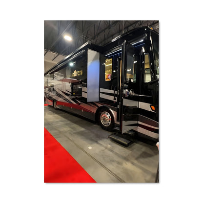 Poster Tapis Rouge Garage